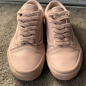 Leather Pink Vans